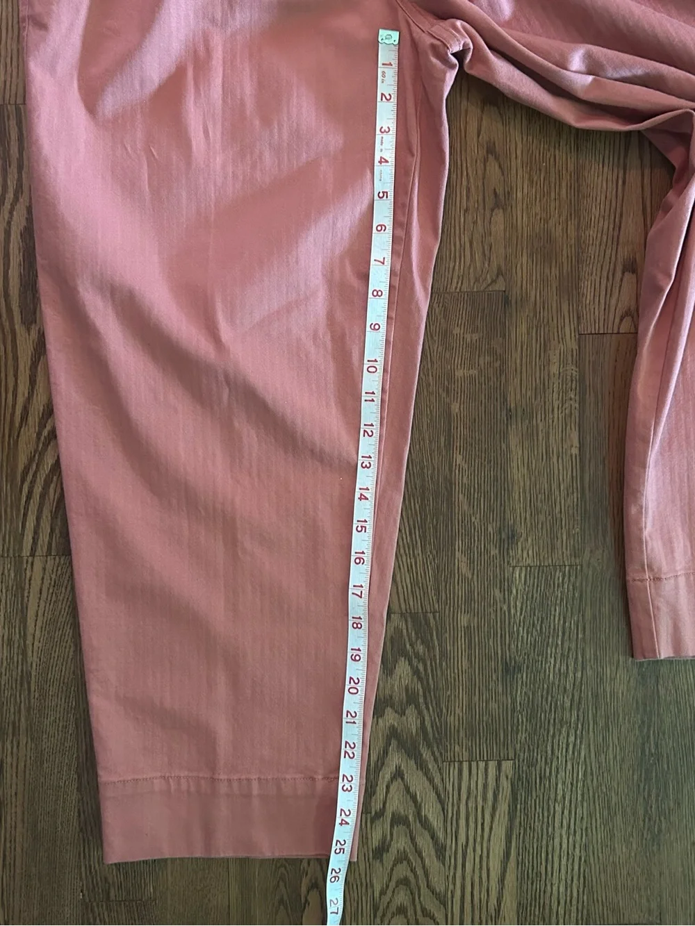 Madewell Women’s Coral Paperbag Waist Cotton Pants size 32